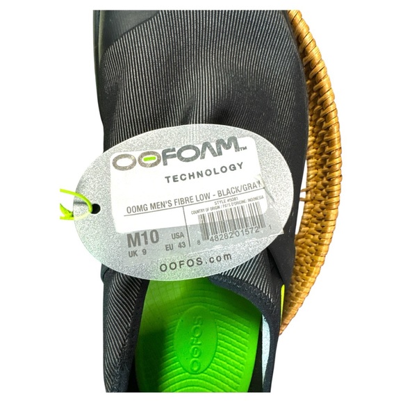 OOFOS Mens OOmg Fibre Low Sneakers Size 10 - Picture 6 of 6